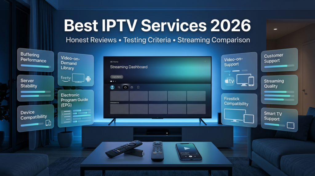 Best IPTV Services in 2026: Honest Reviews, Testing Criteria & Safer Alternatives